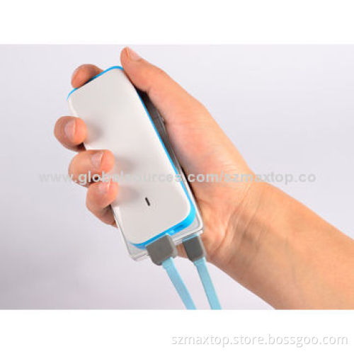 Top-selling 3,000mAh Li-Polymer Fashion Piano Lacquer Power Bank for Digital Products